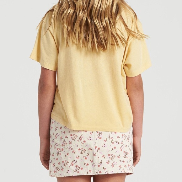 Billabong Girls’ Denim Cream Pink Floral Mini Skirt - Picture 11 of 13